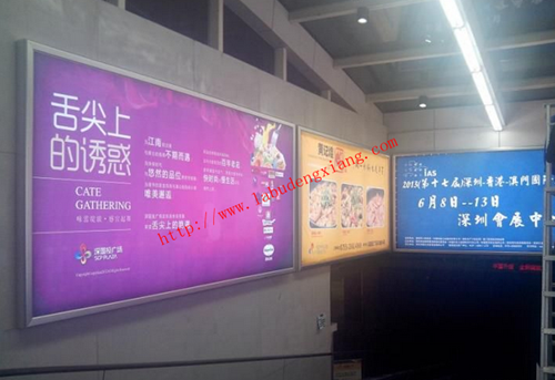 鄭州諾語：拉布燈箱的效果圖